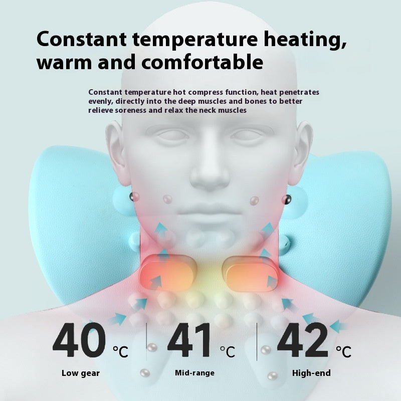 Neck Massager Adults Cervical Spine Relief Traction Portable Neck Head Acupuncture Point Massage Pillow Neck Massager Adults Cervical Spine Relief Traction Portable Neck Head Acupuncture Point Massage Pillow